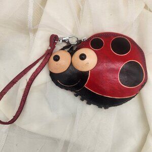 Ladybug Hand Crafted Genuine Leather Coin Purse